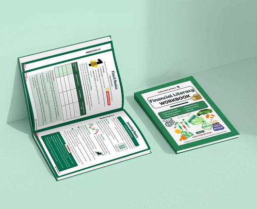 Financial Literacy Workbook for Young Adults - Financial Management Activity Book with Budgeting, Saving, Investing, Credit, Insurance & Cryptocurrency